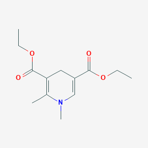 molecular formula C13H19NO4 B14692383 Diethyl 1,2-dimethyl-1,4-dihydropyridine-3,5-dicarboxylate CAS No. 29872-19-3