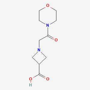 1-[2-(Morpholin-4-yl)-2-oxoethyl]azetidine-3-carboxylic acid