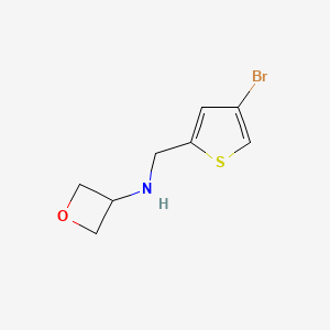 N-[(4-bromothiophen-2-yl)methyl]oxetan-3-amine