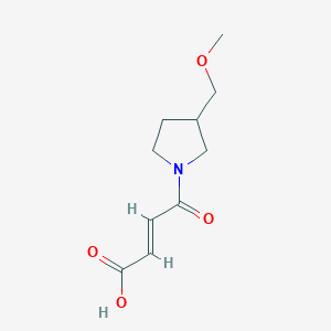 (2E)-4-[3-(methoxymethyl)pyrrolidin-1-yl]-4-oxobut-2-enoic acid