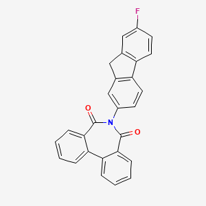 6-(7-Fluoro-9h-fluoren-2-yl)-5h-dibenzo[c,e]azepine-5,7(6h)-dione