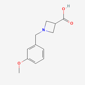 1-[(3-Methoxyphenyl)methyl]azetidine-3-carboxylic acid
