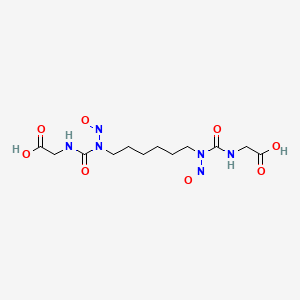 2-[[6-[Carboxymethylcarbamoyl(nitroso)amino]hexyl-nitrosocarbamoyl]amino]acetic acid