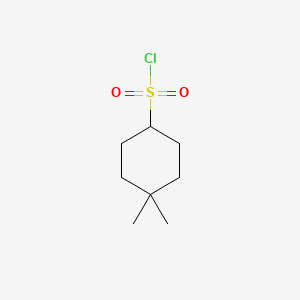 4,4-Dimethylcyclohexane-1-sulfonyl chloride