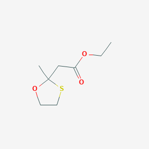 2-Methyl-1,3-oxathiolane-2-acetic acid ethyl ester