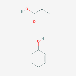 Cyclohex-2-en-1-ol;propanoic acid