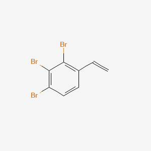 molecular formula C8H5Br3 B14692640 2,3,4-Tribromostyrene CAS No. 30157-74-5