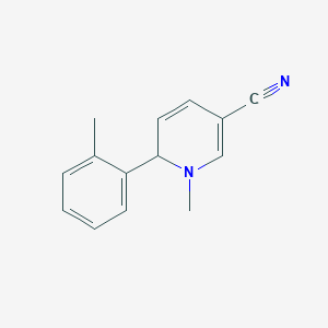 1-Methyl-6-(2-methylphenyl)-1,6-dihydro-3-pyridinecarbonitrile