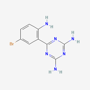 6-(2-Amino-5-bromophenyl)-1,3,5-triazine-2,4-diamine