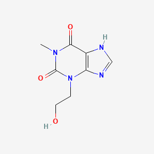 Xanthine, 3-(2-hydroxyethyl)-1-methyl-