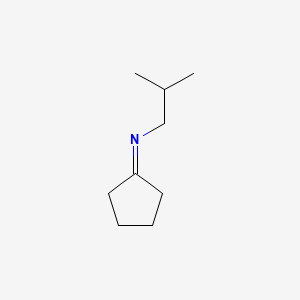 1-Propanamine, N-cyclopentylidene-2-methyl-