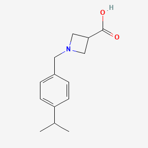 B1469284 1-{[4-(Propan-2-yl)phenyl]methyl}azetidine-3-carboxylic acid CAS No. 1378444-45-1