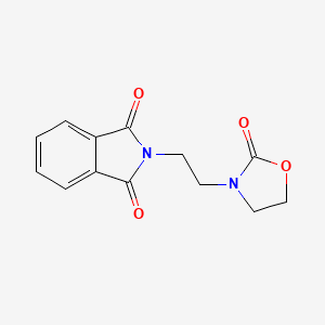 2-[2-(2-Oxo-1,3-oxazolidin-3-yl)ethyl]-1H-isoindole-1,3(2H)-dione