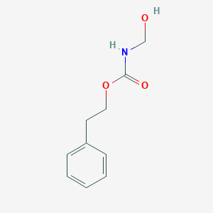 2-Phenylethyl (hydroxymethyl)carbamate