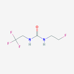 1-(2-Fluoroethyl)-3-(2,2,2-trifluoroethyl)urea