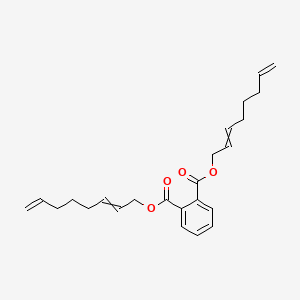 molecular formula C24H30O4 B14693019 Diocta-2,7-dien-1-yl benzene-1,2-dicarboxylate CAS No. 27787-51-5