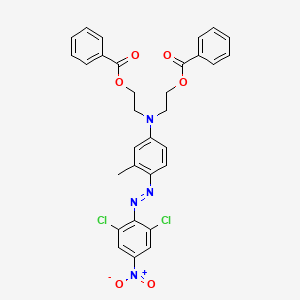 Ethanol, 2,2'-((4-((2,6-dichloro-4-nitrophenyl)azo)-3-methylphenyl)imino)bis-, dibenzoate (ester)