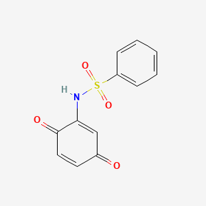 N-(3,6-Dioxocyclohexa-1,4-dien-1-yl)benzenesulfonamide