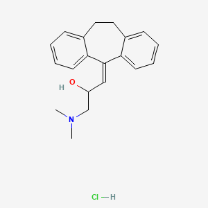 2-Propanol, 1-(10,11-dihydro-5H-dibenzo(a,d)cyclohepten-5-ylidene)-3-(dimethylamino)-, hydrochloride