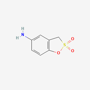 2,2-dioxo-3H-1,2lambda6-benzoxathiol-5-amine