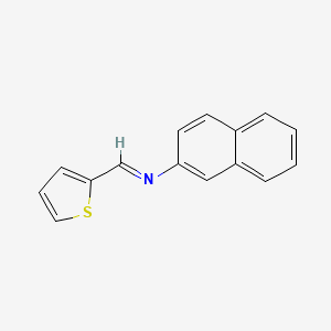 N-naphthalen-2-yl-1-thiophen-2-ylmethanimine