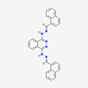 1-N,4-N-bis(naphthalen-1-ylmethylideneamino)phthalazine-1,4-diamine