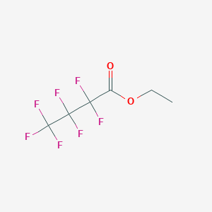molecular formula C6H5F7O2 B146936 庚氟丁酸乙酯 CAS No. 356-27-4