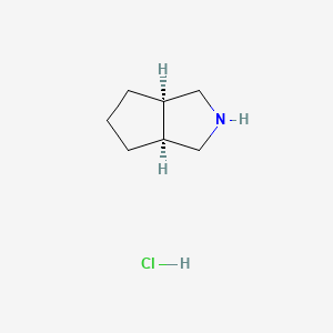 molecular formula C7H14ClN B1469378 顺式-八氢环戊并[c]吡咯盐酸盐 CAS No. 926276-10-0