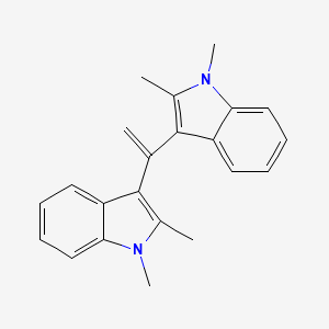 3,3'-(Ethene-1,1-diyl)bis(1,2-dimethyl-1H-indole)