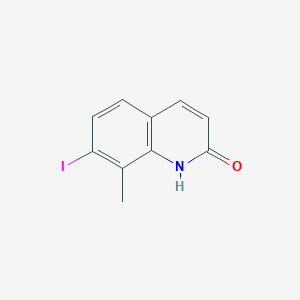 molecular formula C10H8INO B1469401 7-Iodo-8-methyl-1,2-dihydroquinolin-2-one CAS No. 944407-14-1