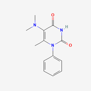 Uracil, 5-(dimethylamino)-6-methyl-1-phenyl-