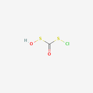 (Chlorosulfanyl)(hydroxysulfanyl)oxomethane