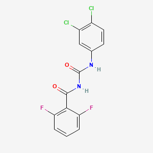 N-[(3,4-dichlorophenyl)carbamoyl]-2,6-difluorobenzamide