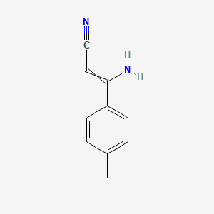 3-Amino-3-(4-methylphenyl)prop-2-enenitrile