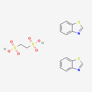 1,3-benzothiazole;ethane-1,2-disulfonic acid