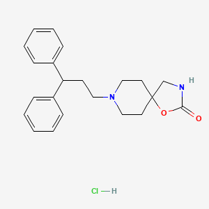 1-Oxa-3,8-diazaspiro(4.5)decan-2-one, 8-(3,3-diphenylpropyl)-, hydrochloride