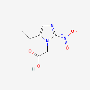 Imidazole-1-acetic acid, 5-ethyl-2-nitro-