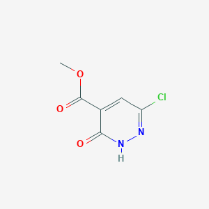 molecular formula C6H5ClN2O3 B1469430 6-氯-3-氧代-2,3-二氢哒嗪-4-羧酸甲酯 CAS No. 89581-64-6