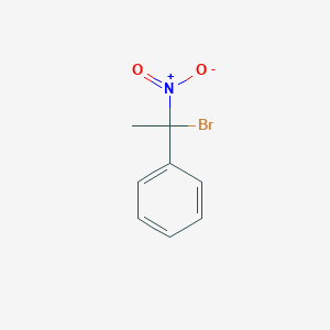 molecular formula C8H8BrNO2 B14694304 (1-Bromo-1-nitroethyl)benzene CAS No. 31253-13-1