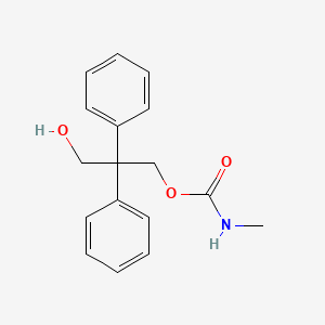 molecular formula C17H19NO3 B14694331 2,2-Diphenyl-1,3-propanediol methylcarbamate CAS No. 25384-56-9