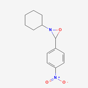 2-Cyclohexyl-3-(4-nitrophenyl)oxaziridine