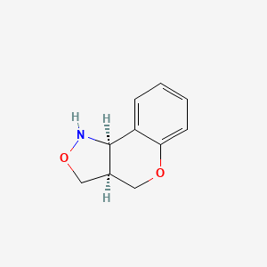 3H-[1]Benzopyrano[4,3-c]isoxazole, 1,3a,4,9b-tetrahydro-, cis-