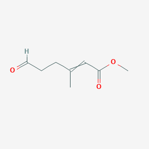 Methyl 3-methyl-6-oxohex-2-enoate