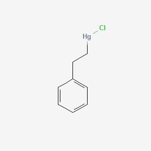 Chloro(2-phenylethyl)mercury