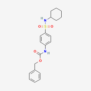 Benzyl [4-(cyclohexylsulfamoyl)phenyl]carbamate