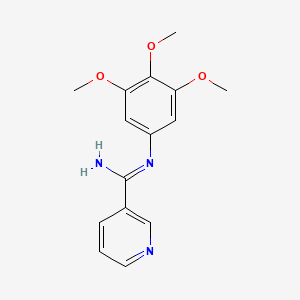 Nicotinamidine, N-(3,4,5-trimethoxyphenyl)-