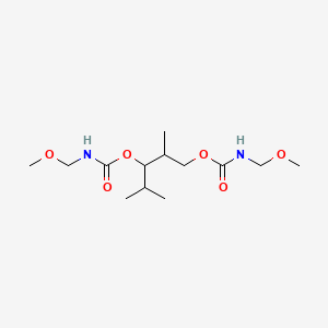 [3-(methoxymethylcarbamoyloxy)-2,4-dimethylpentyl] N-(methoxymethyl)carbamate