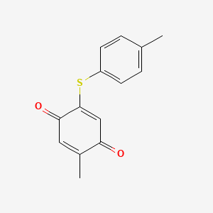 2-Methyl-5-(4-methylphenyl)sulfanylcyclohexa-2,5-diene-1,4-dione