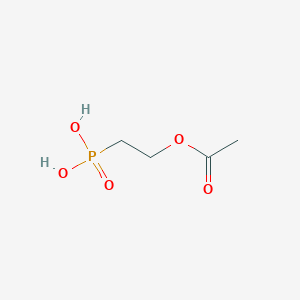 [2-(Acetyloxy)ethyl]phosphonic acid