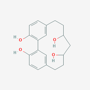 molecular formula C19H22O4 B146945 Alnusdiol CAS No. 56973-51-4